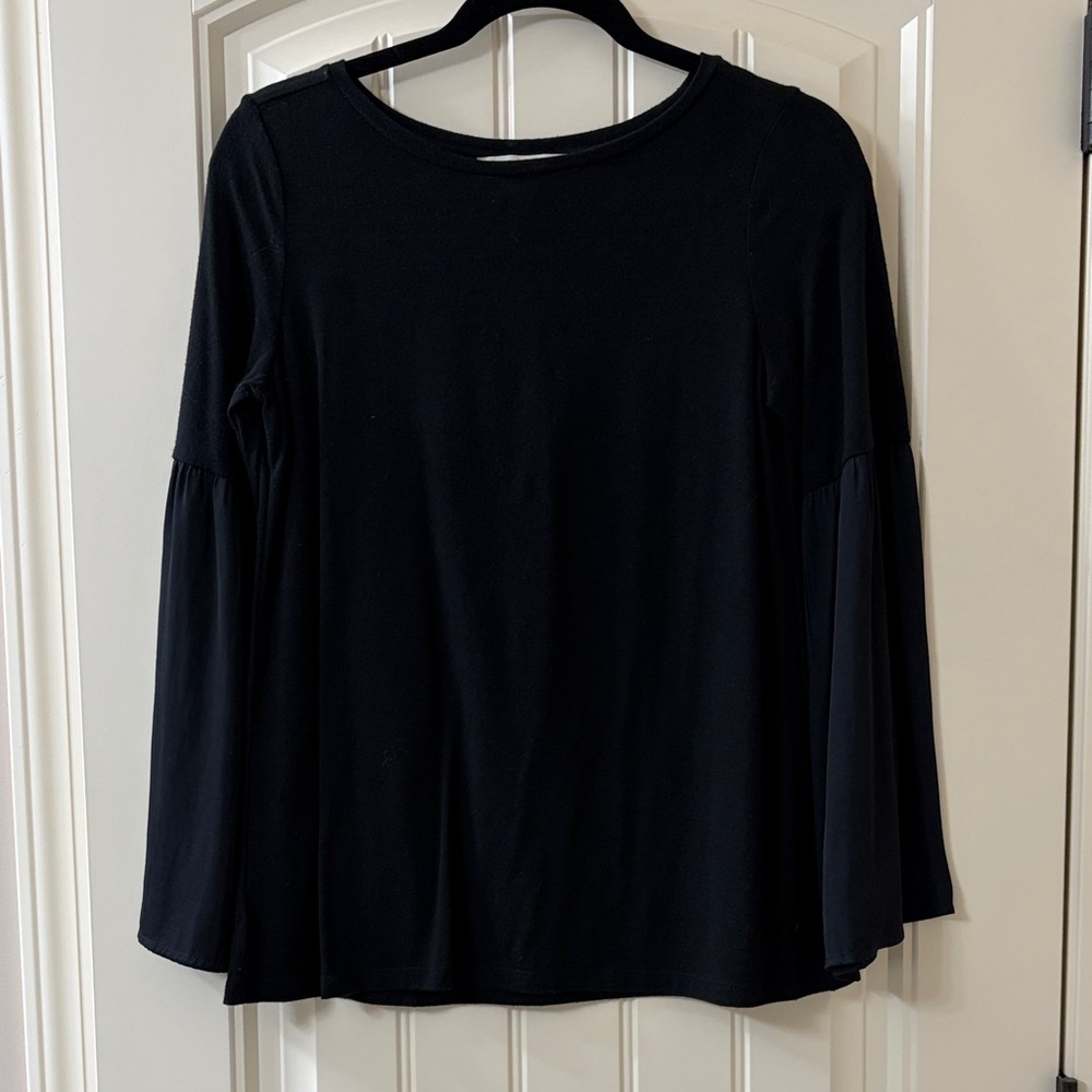 LOFT Black Long Sleeve Women's Top